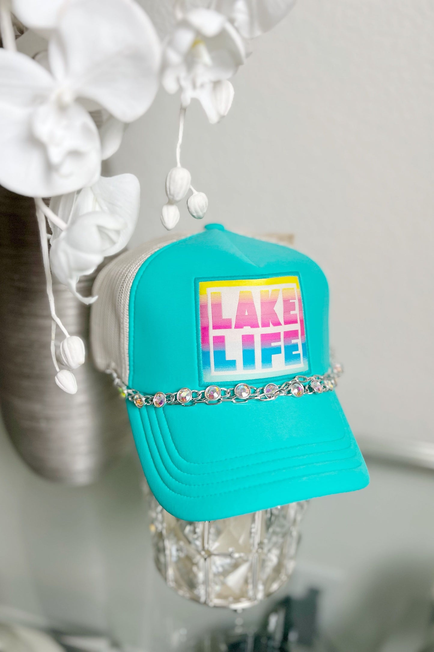 Trucker Hat with Sparkle and Bling