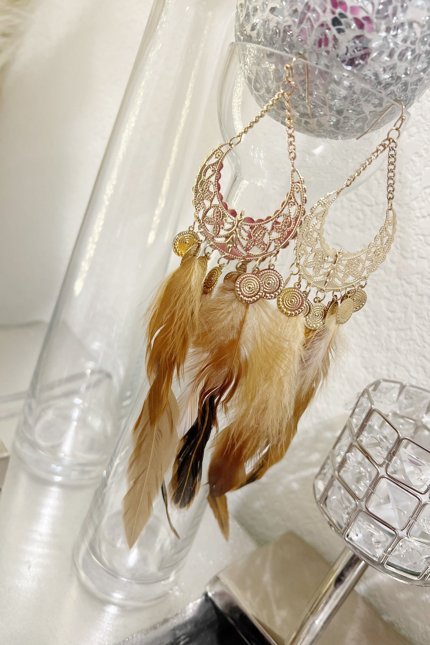 Gypsy Feather Earrings