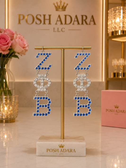 Sorority Glam Fashion Earrings