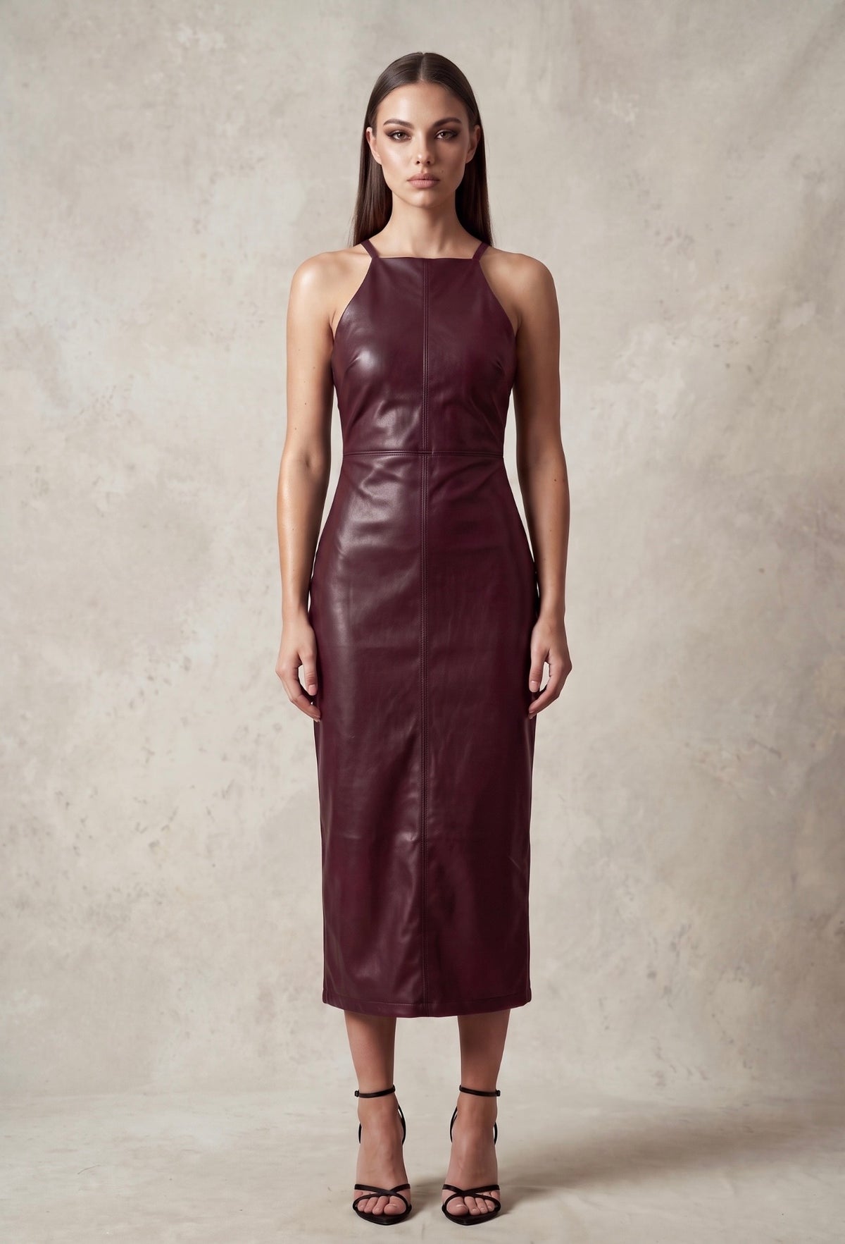 Sweet Siren’s Song Plum MIDI Dress: Posh Adara