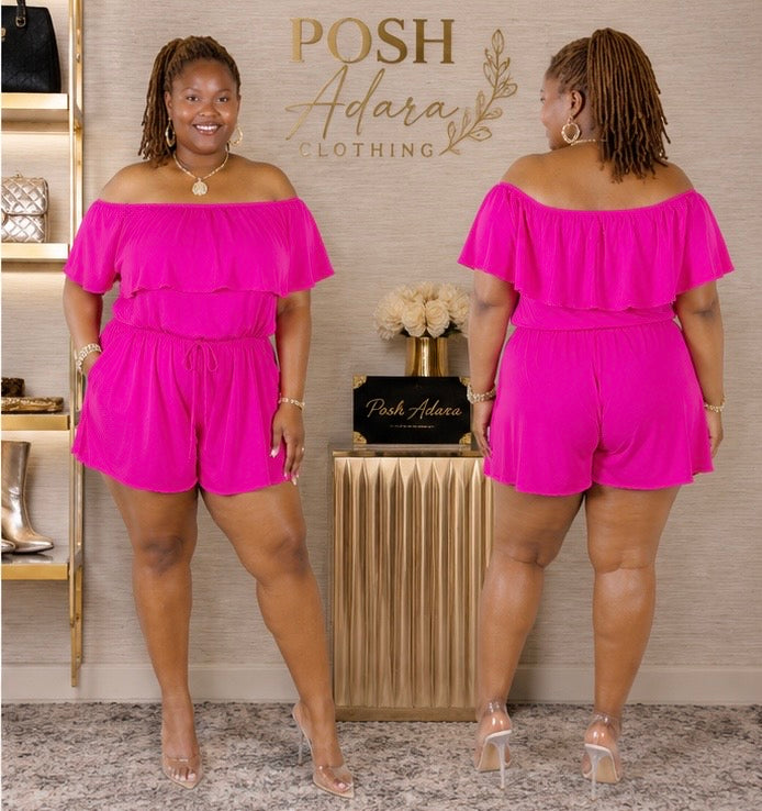 Pretty Girly Ruffle  Romper