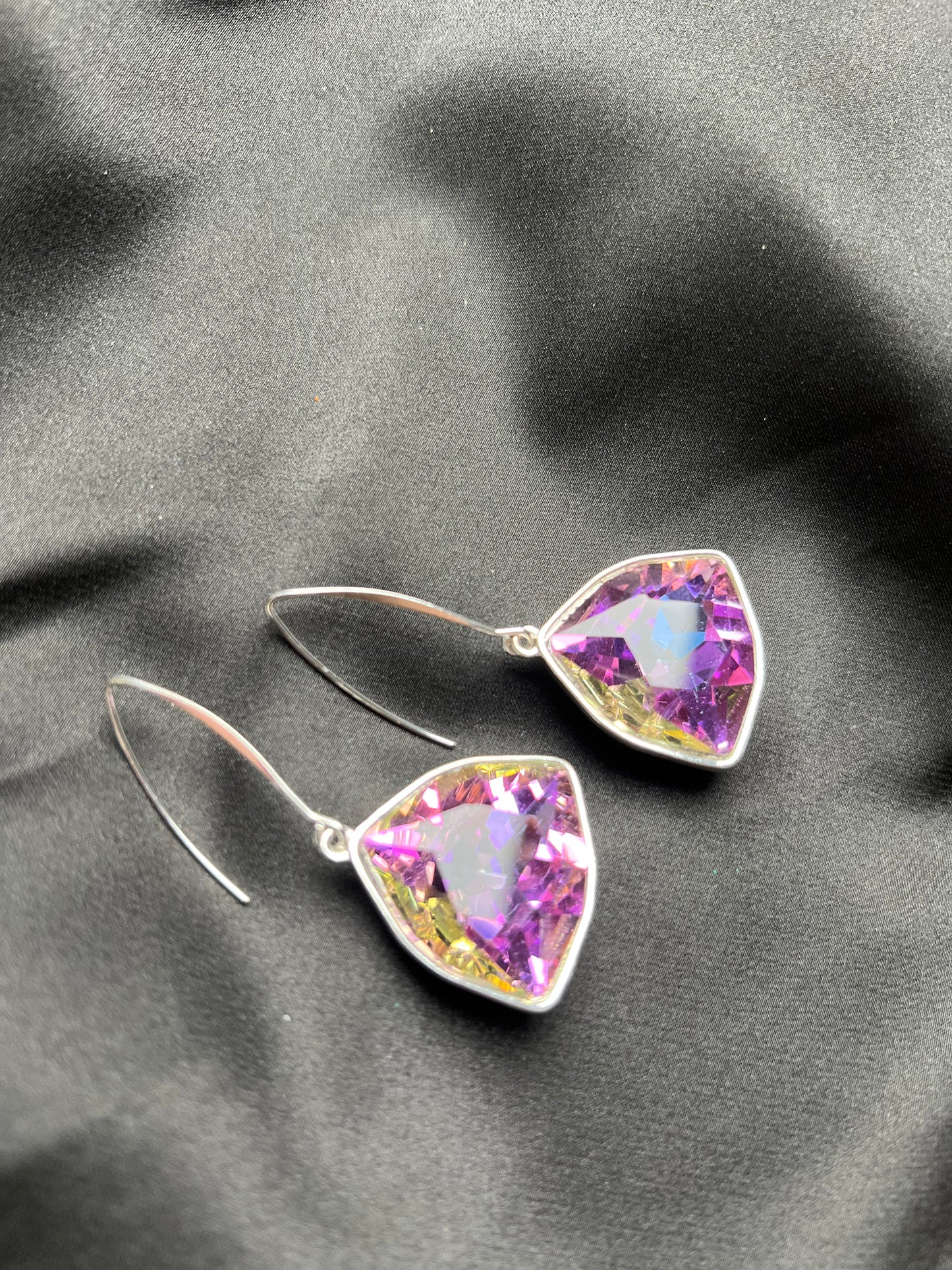 Purple Rain Iridescent Earrings