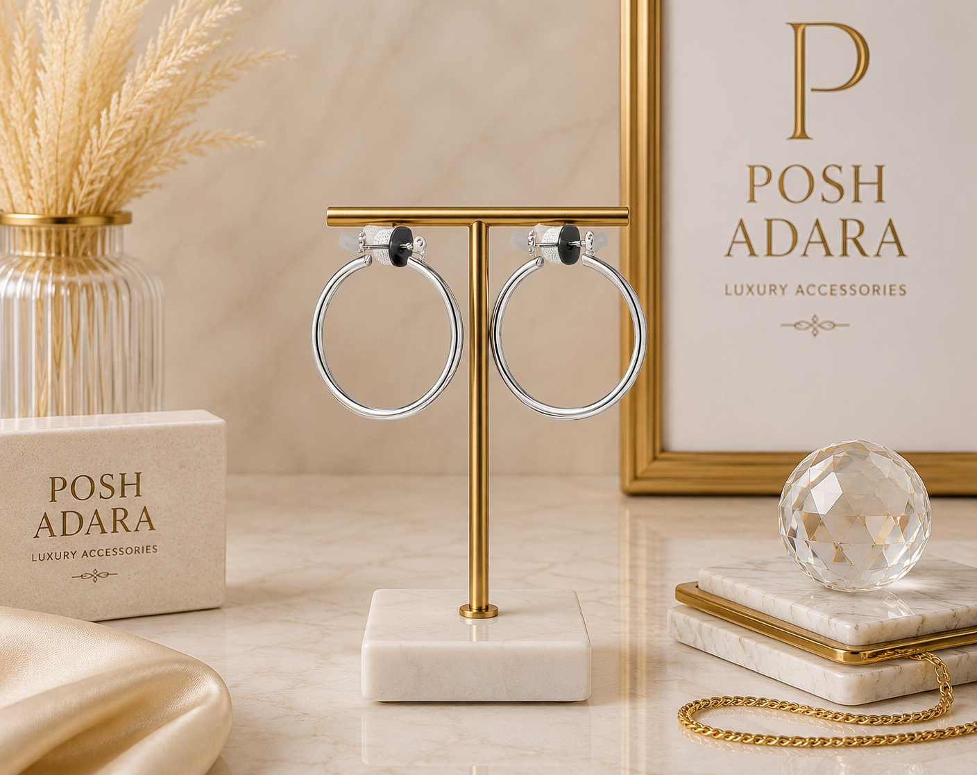 Silver Fashion Earrings