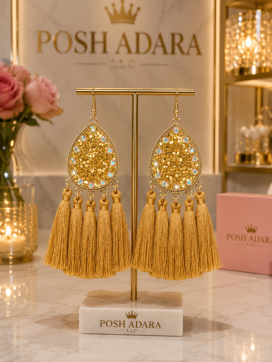 Fringe & Bling Fashion Earrings