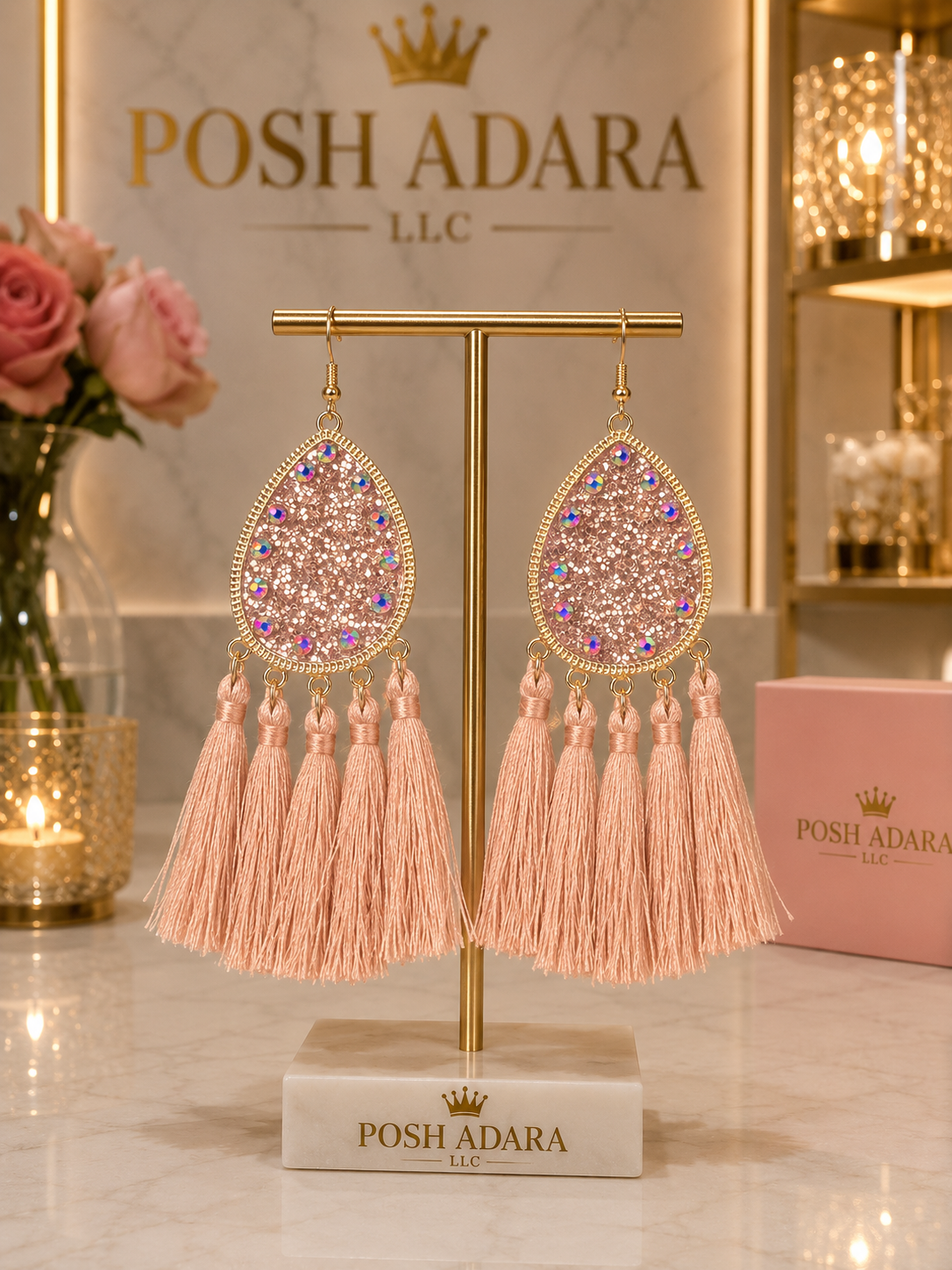 Fringe & Bling Fashion Earrings