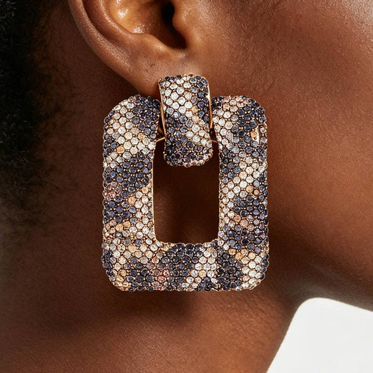 Bejeweled Reptile Fashion Earrings