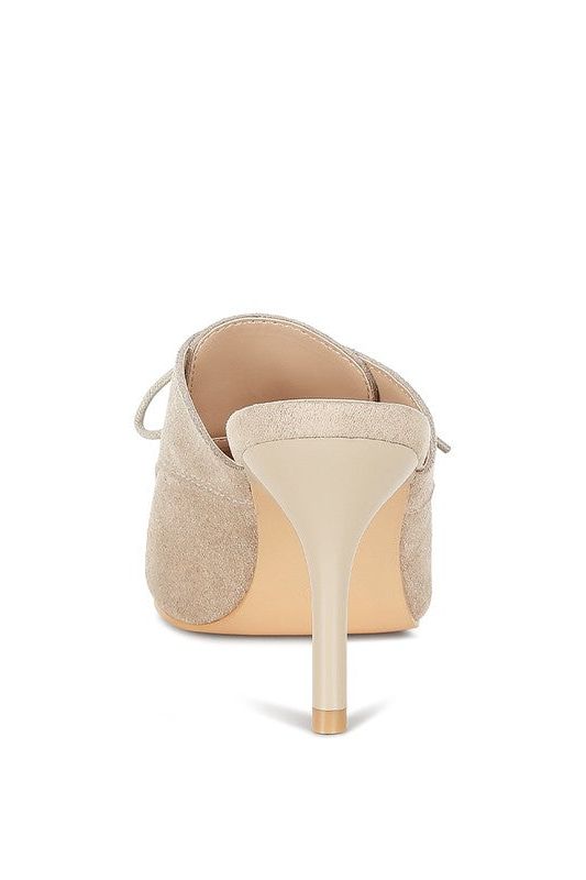 Miladi Suede Stiletto Mules