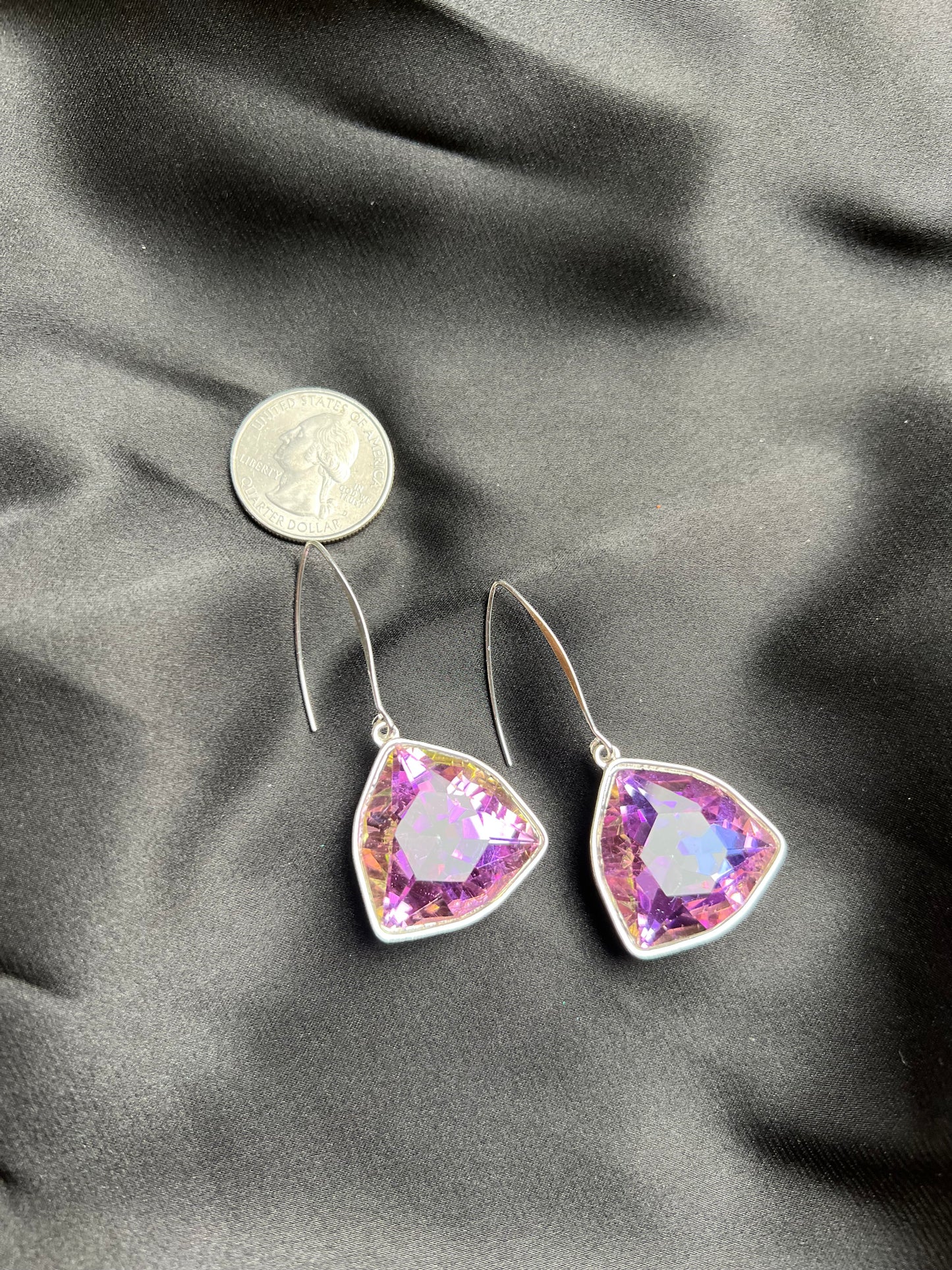 Purple Rain Iridescent Earrings