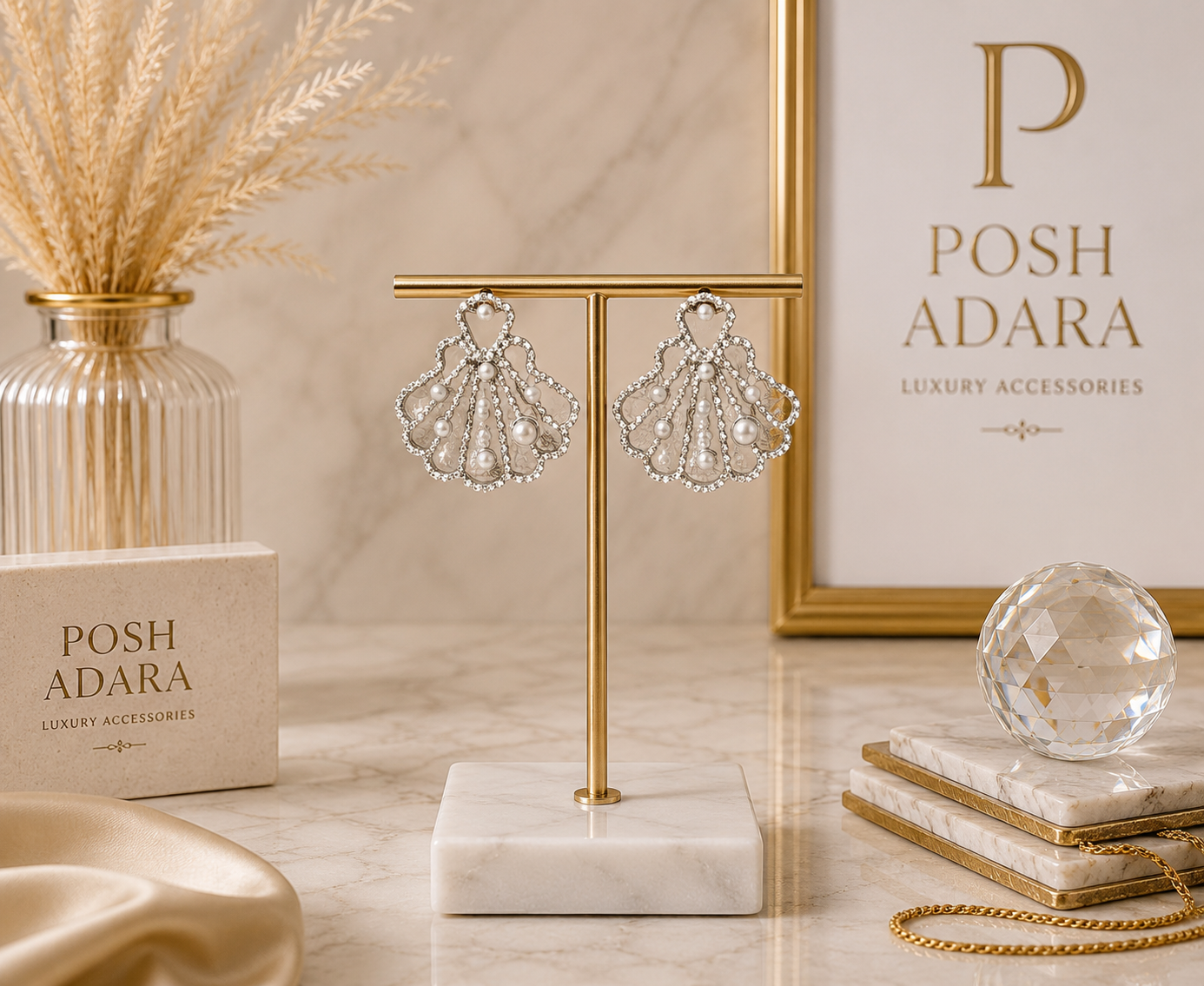 Silver Fashion Earrings