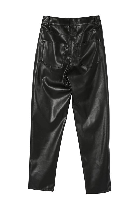 VEGAN TAPERED LEG PANTS