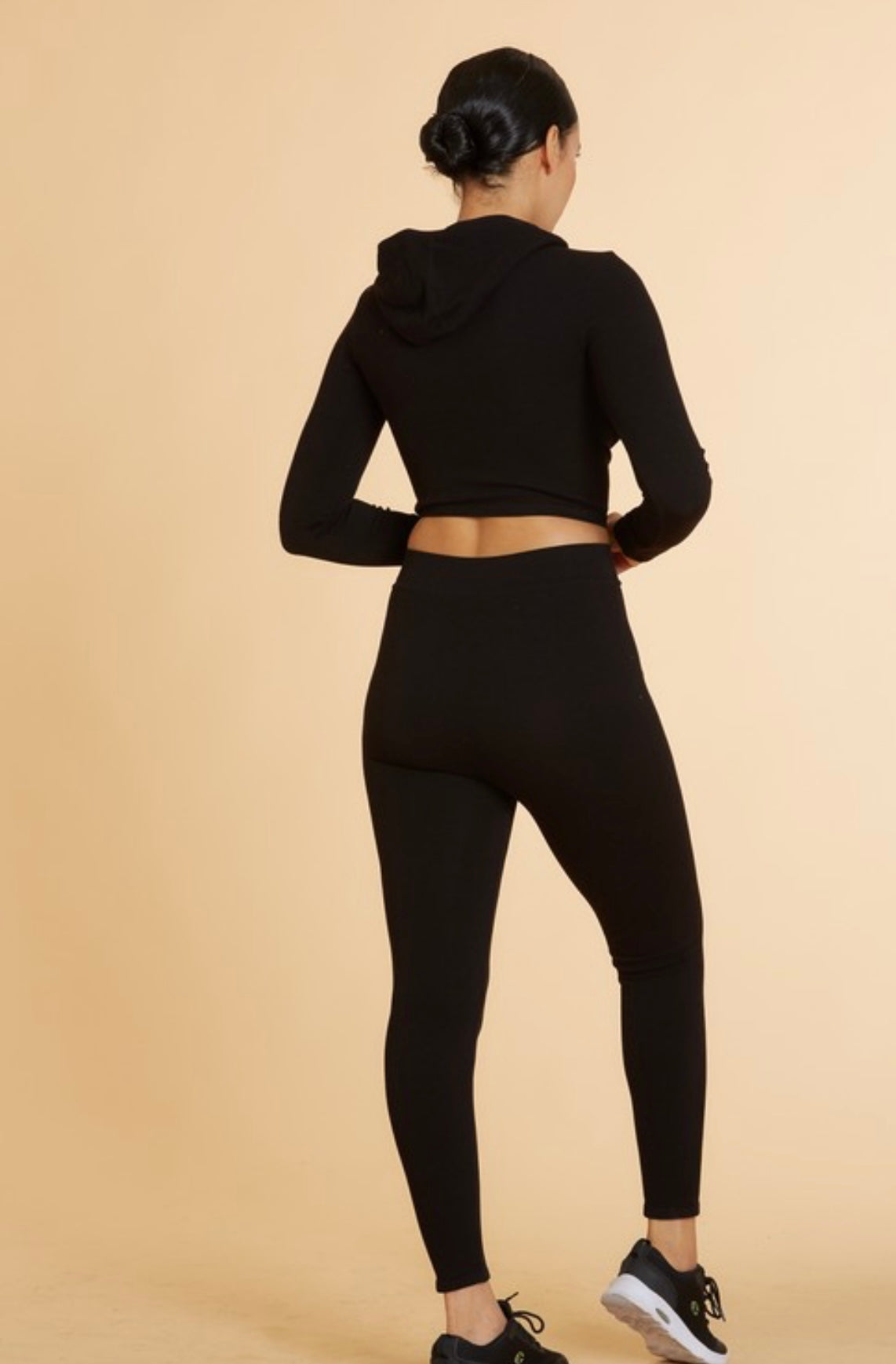 Seamless Legging Athleisure Set with Hood