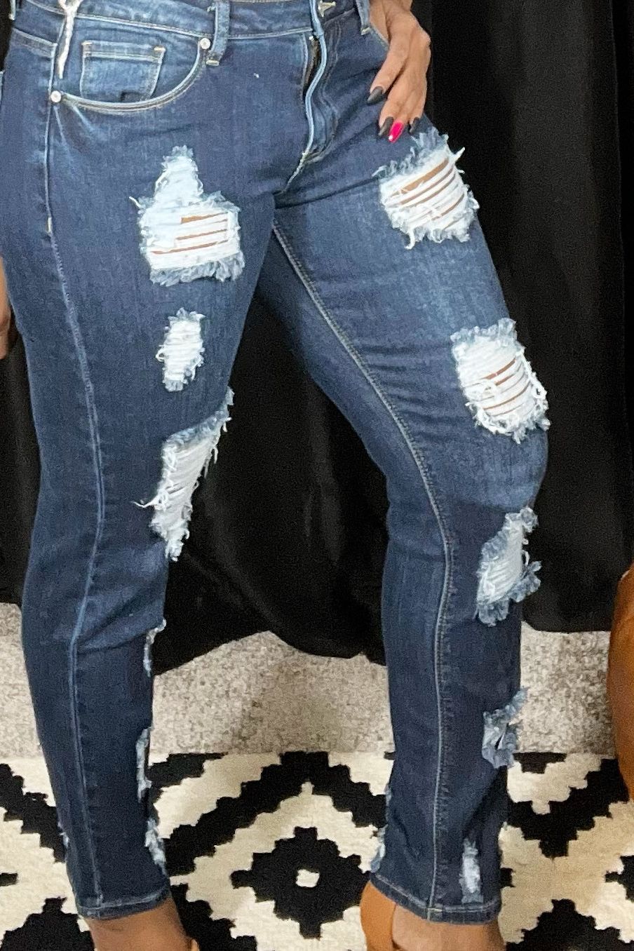 Distressed Jeans