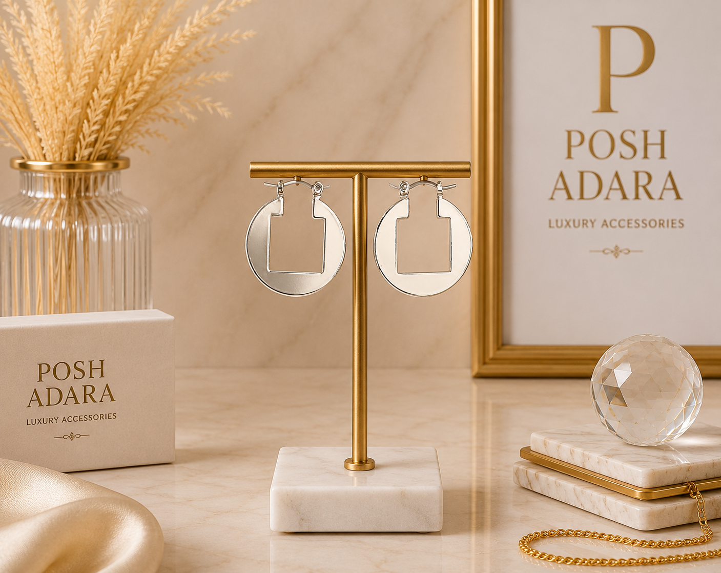 Silver Fashion Earrings