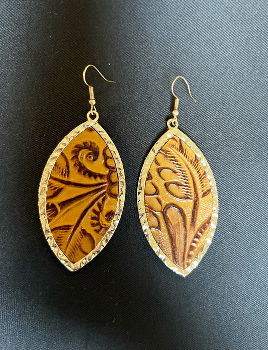 Brown Eyed Girl Teardrop Earrings