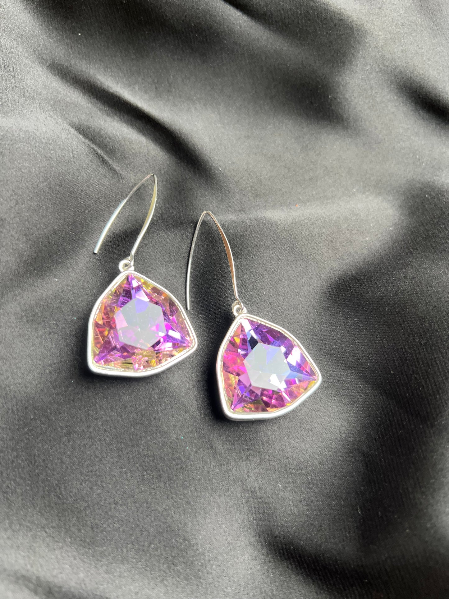 Purple Rain Iridescent Earrings