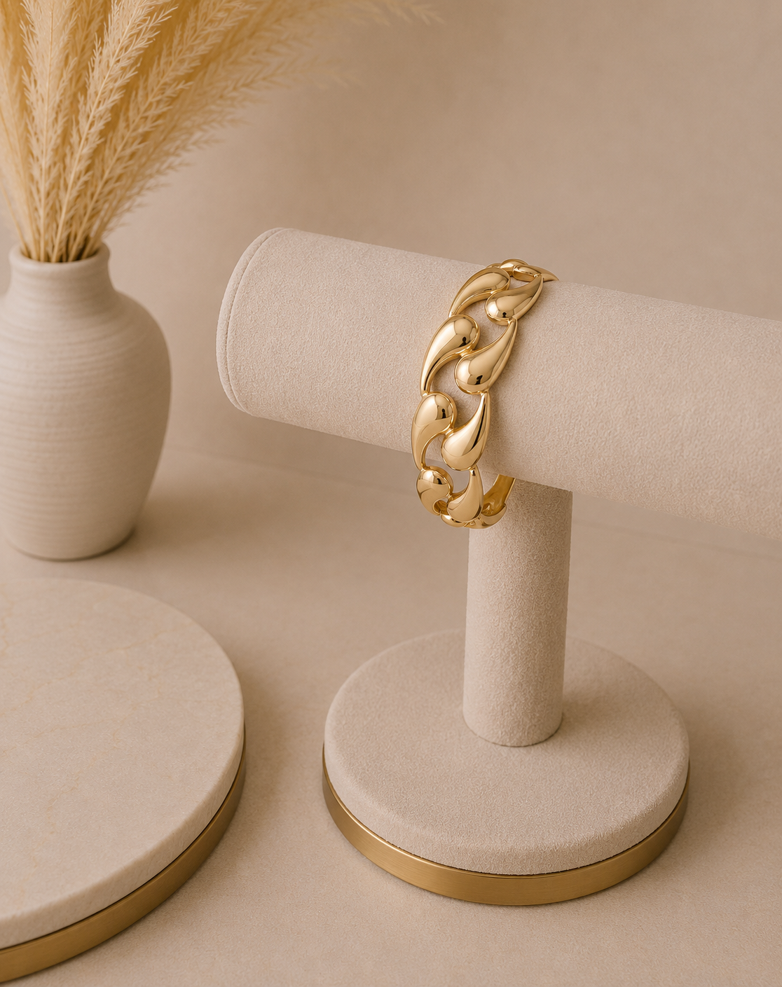 Stainless Steel-Gold Bracelets