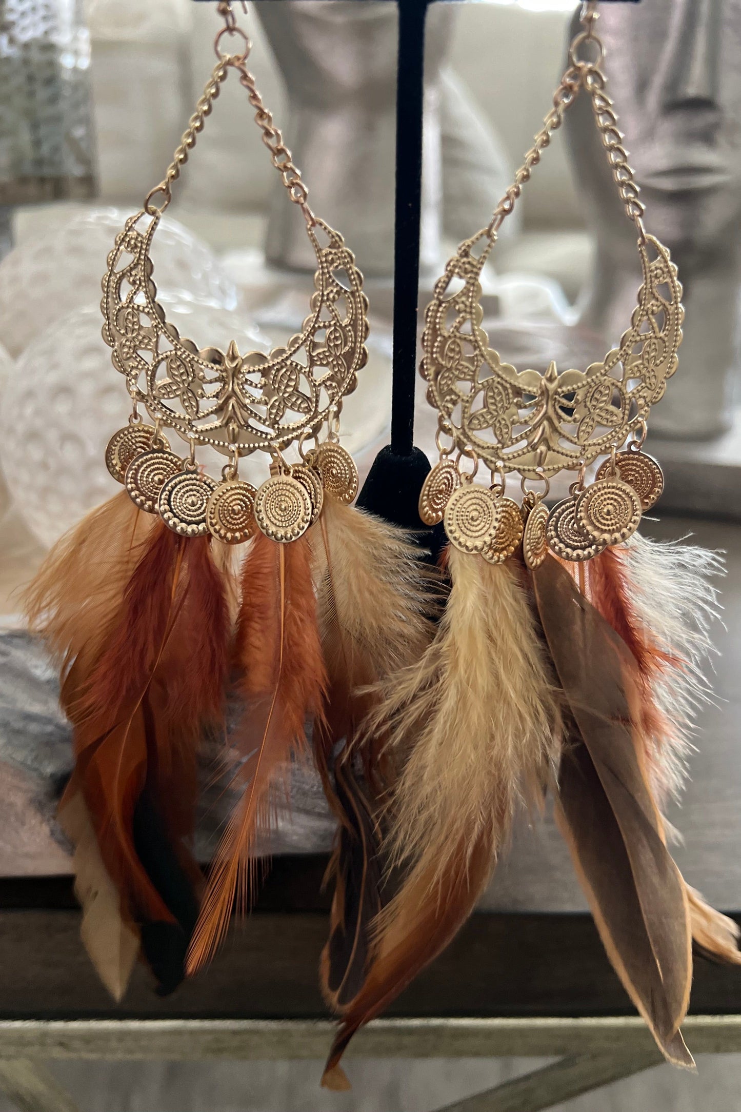 Gypsy Feather Earrings