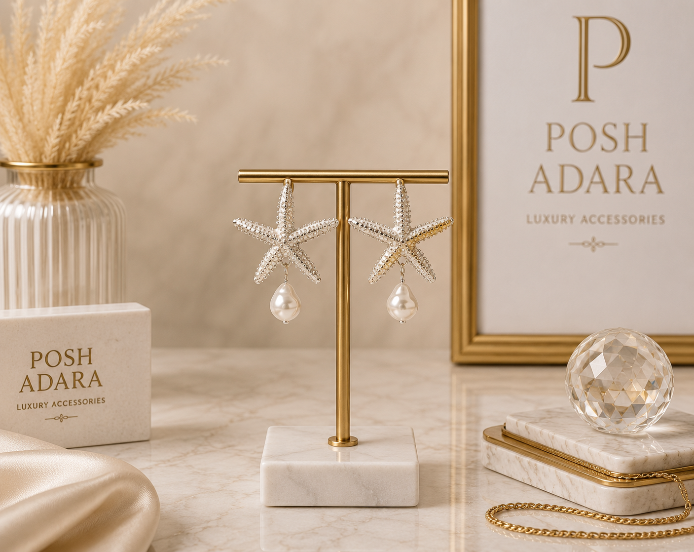 Silver Fashion Earrings