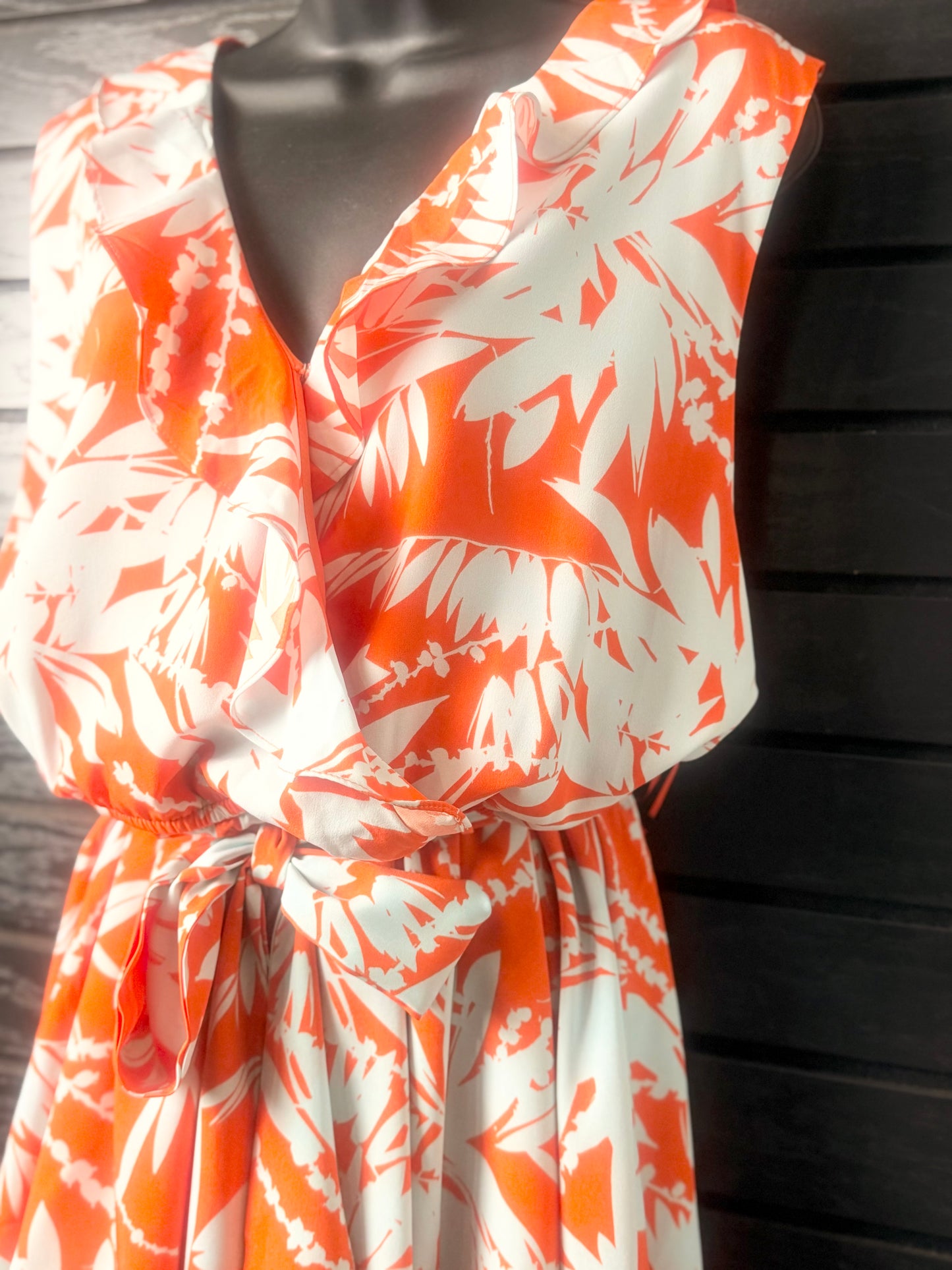 Plus: Sweetie Ruffle Belted Dress