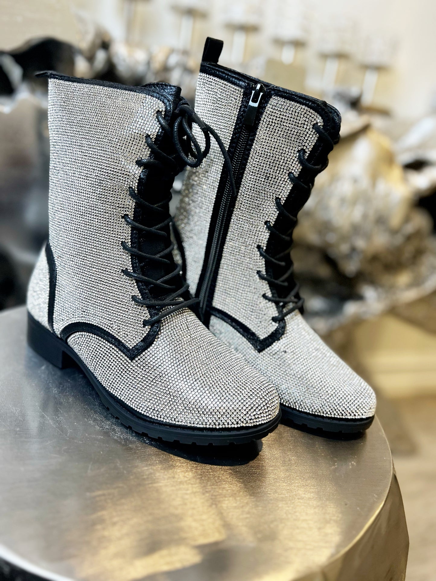BLING EXTREME COMBAT BOOTS