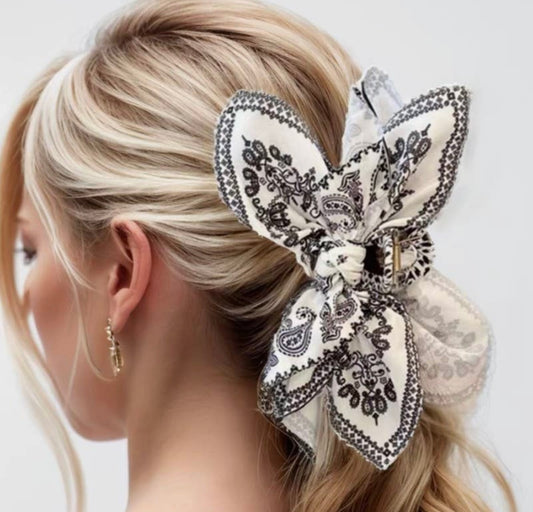 Boujee Bandana Hair Clip