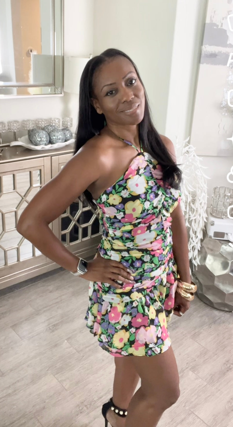 In Full Bloom Skirt Set