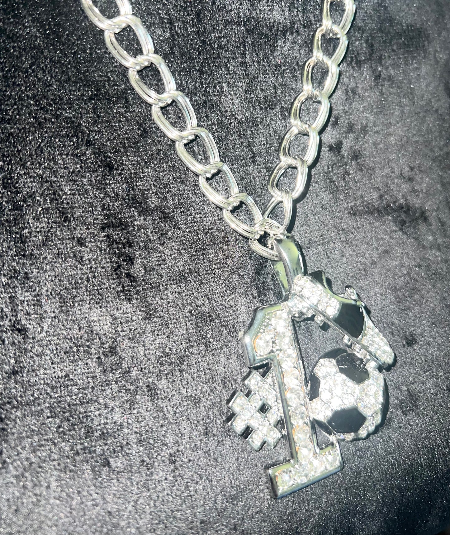 Sports Bling Pendent Necklace