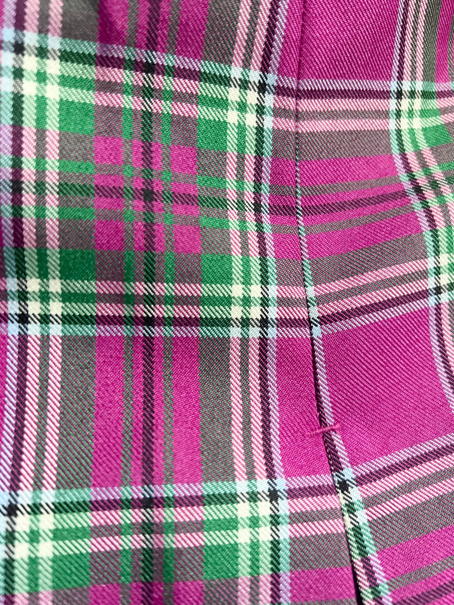 Sassy Hot Pink Plaid Skort