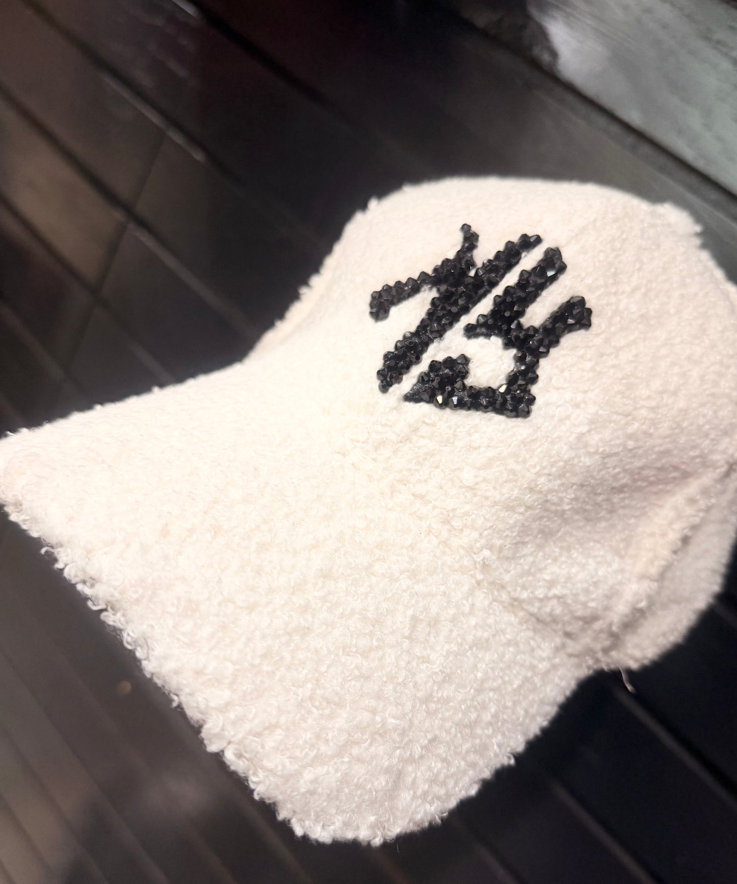 Fuzzy NY GLAM Baseball Hat