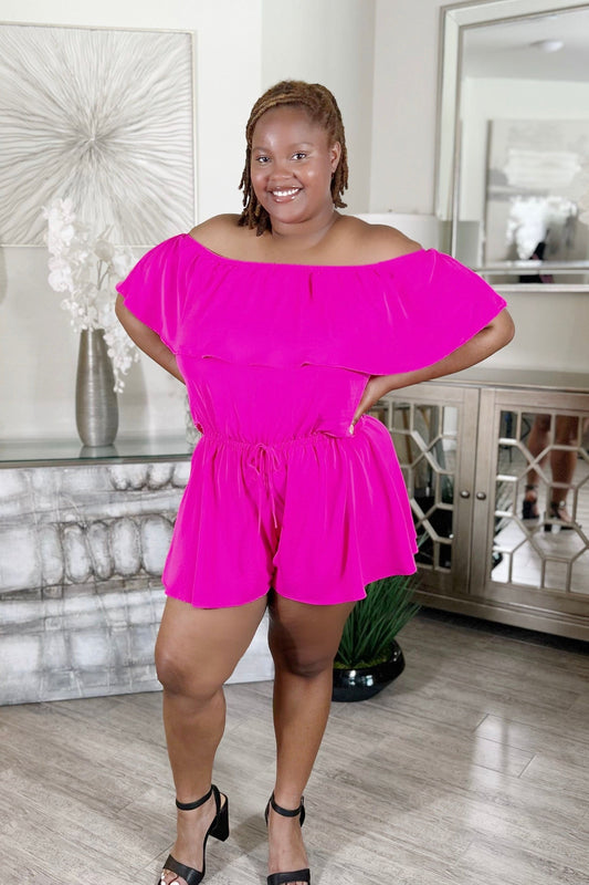 Pretty Girly Ruffle  Romper