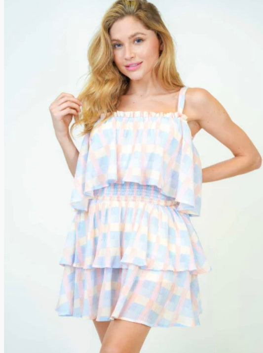 Pretty Pastel Layered Romper