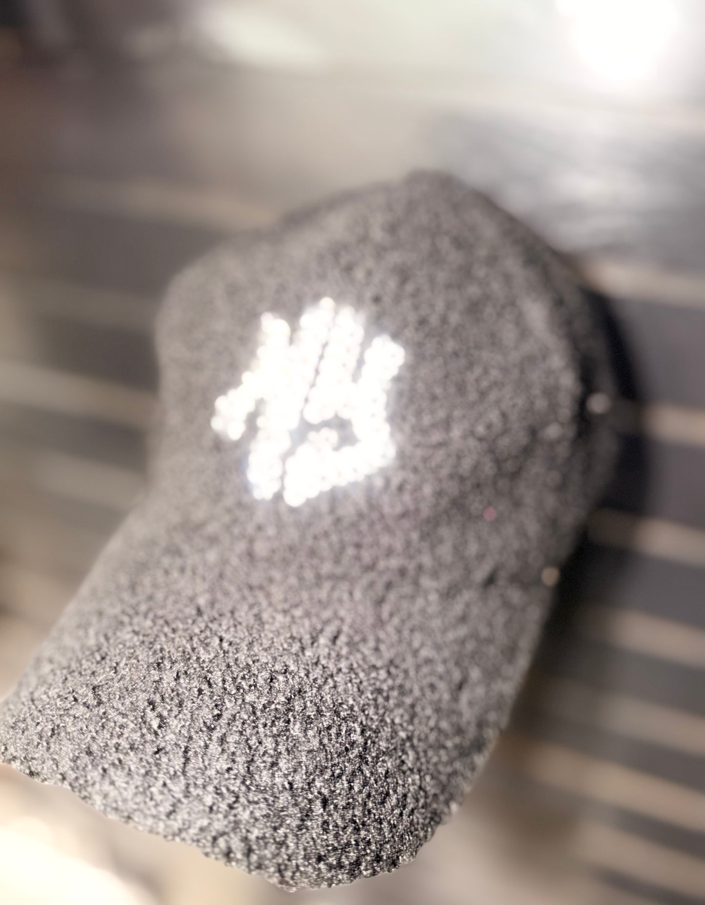 Fuzzy NY GLAM Baseball Hat