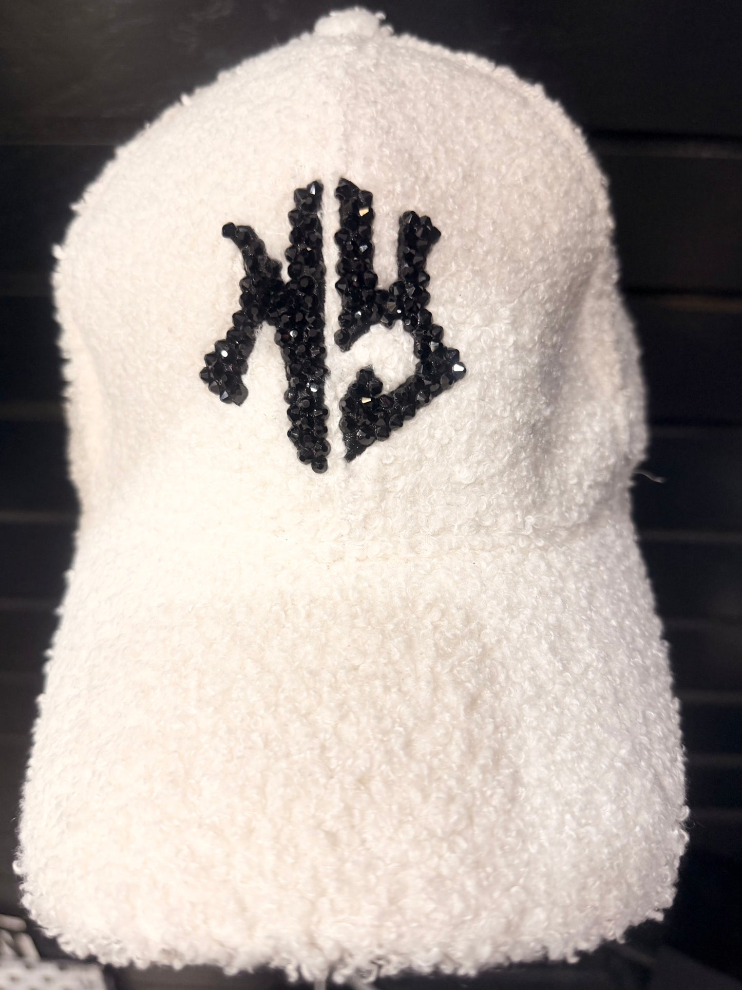 Fuzzy NY GLAM Baseball Hat