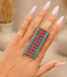 Standing Tall In Turquoise Rings