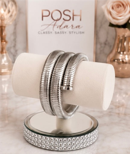 Stainless Steel Bracelets-Silver