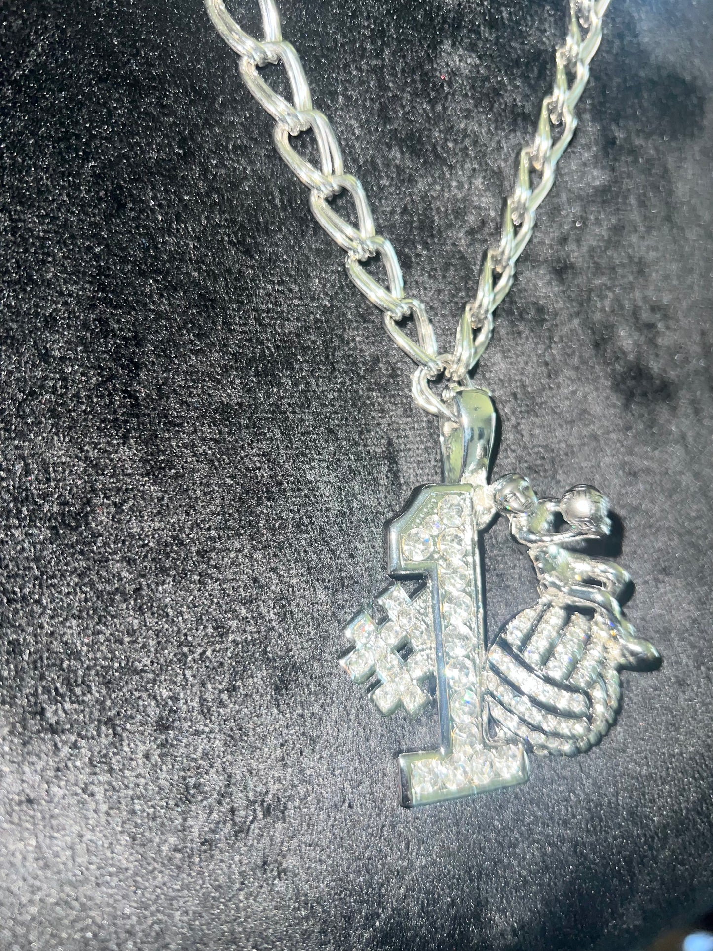 Sports Bling Pendent Necklace