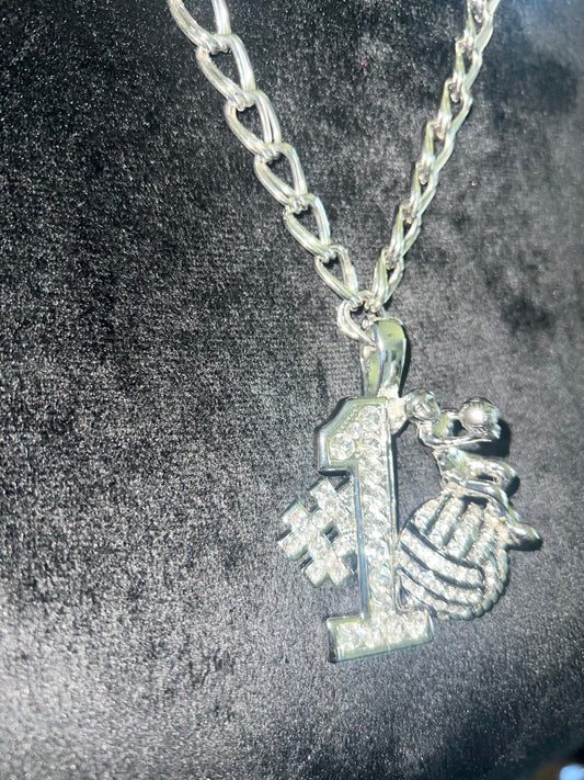 Sports Bling Pendent Necklace