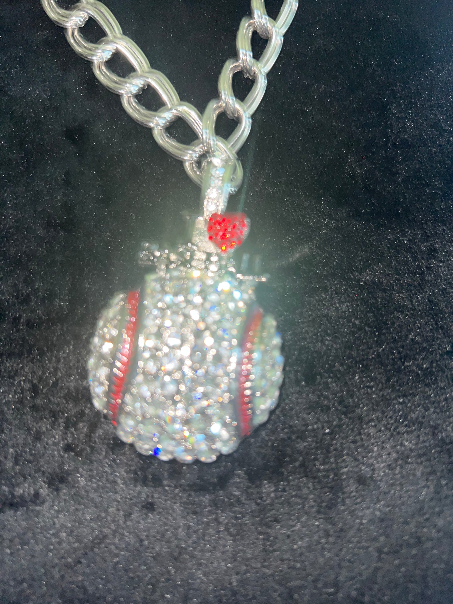 Sports Bling Pendent Necklace