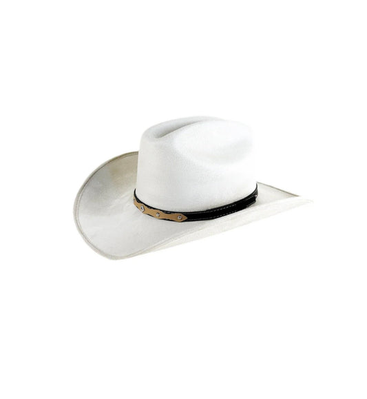 Western Structured - Vegan Suede Texana