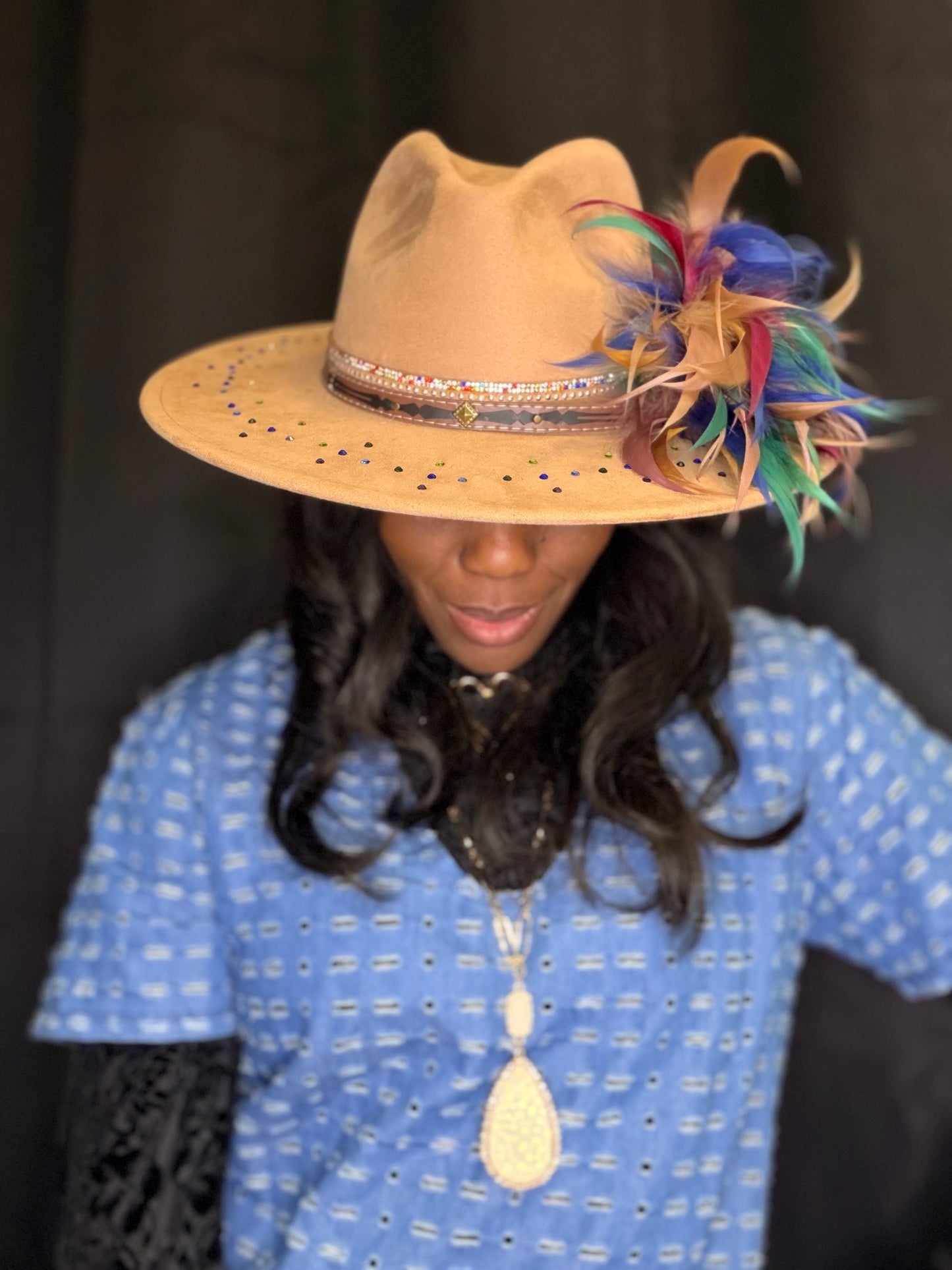 Crowned in Feathers Fedora