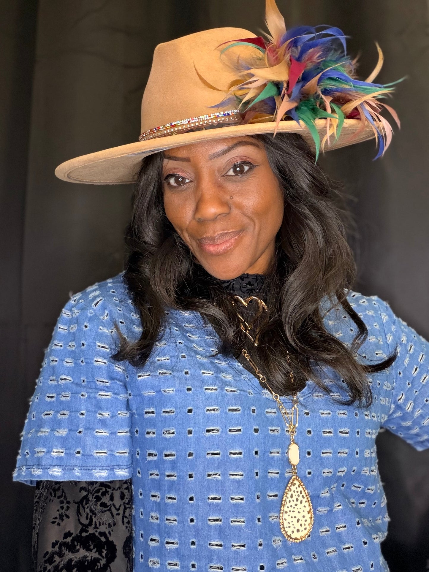 Crowned in Feathers Fedora