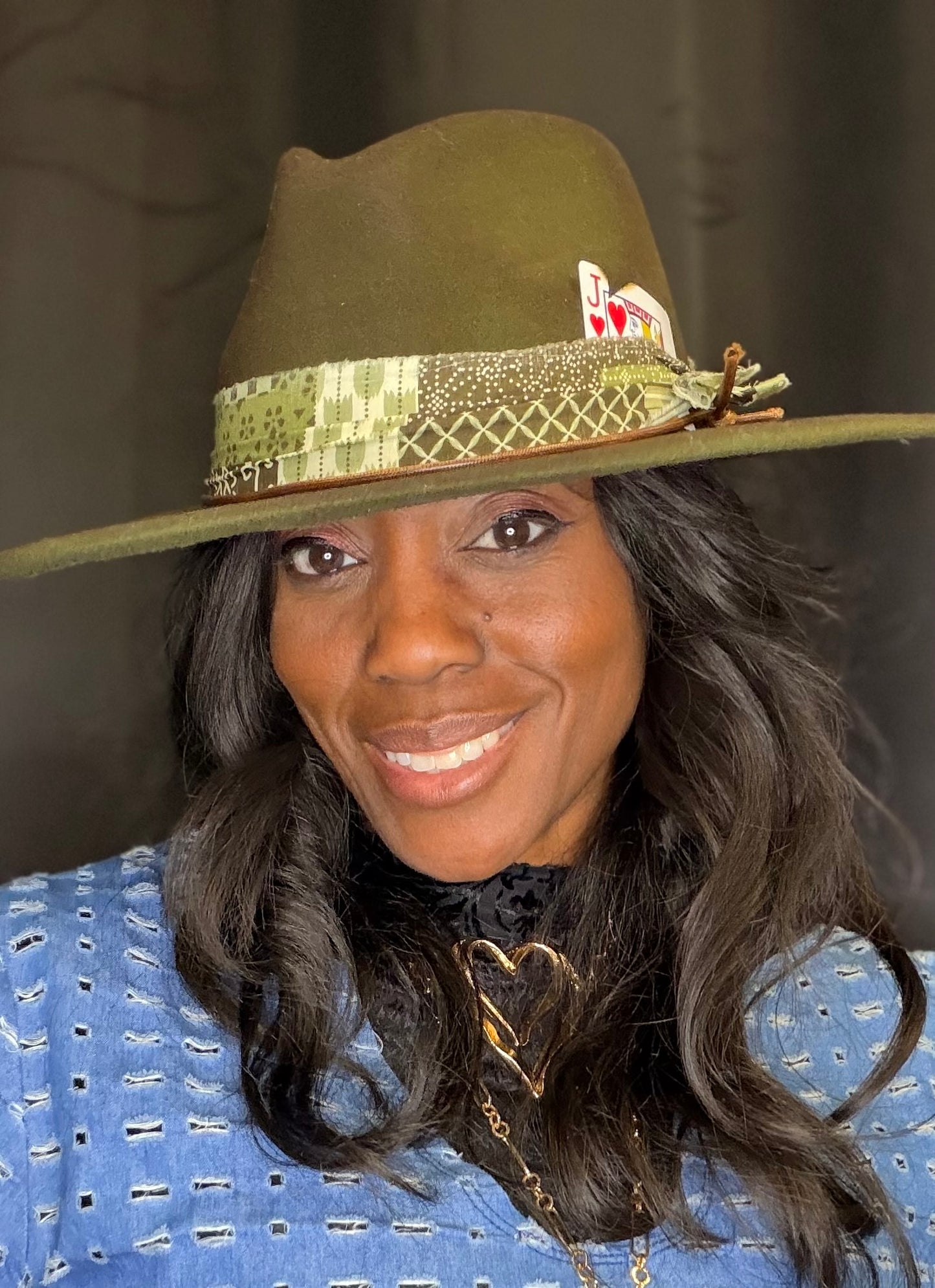 Money Bags Painted Fedora