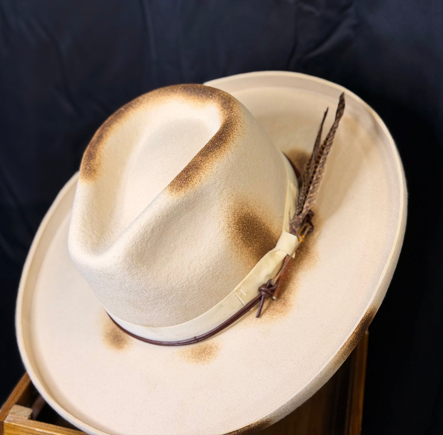 The Wanderer Distressed Flip Brim Fedora