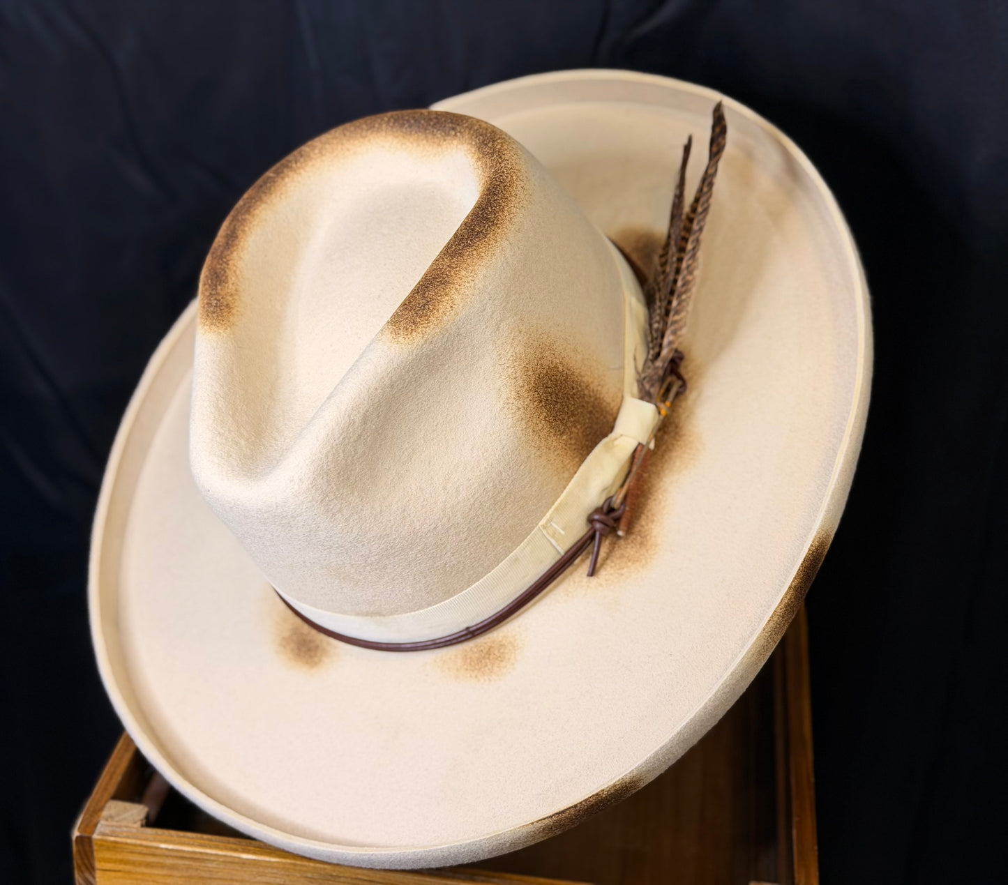 The Wanderer Distressed Flip Brim Fedora
