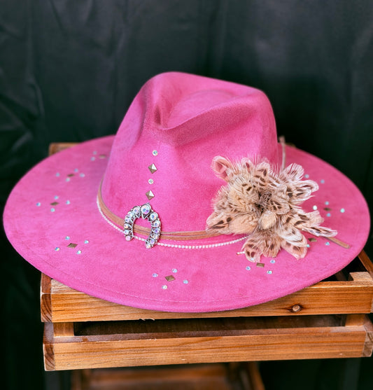 Fine in Fuschia Fedora