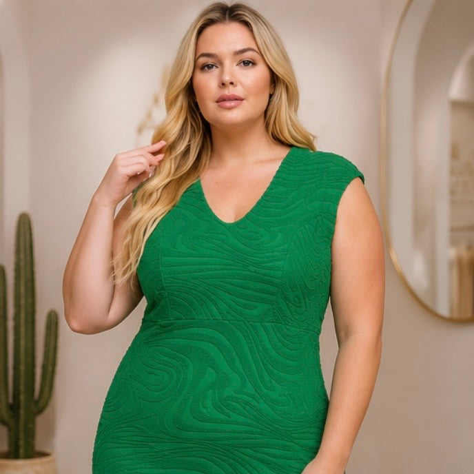 PLAYFUL IVY QUEEN PLUS SIZE DRESS