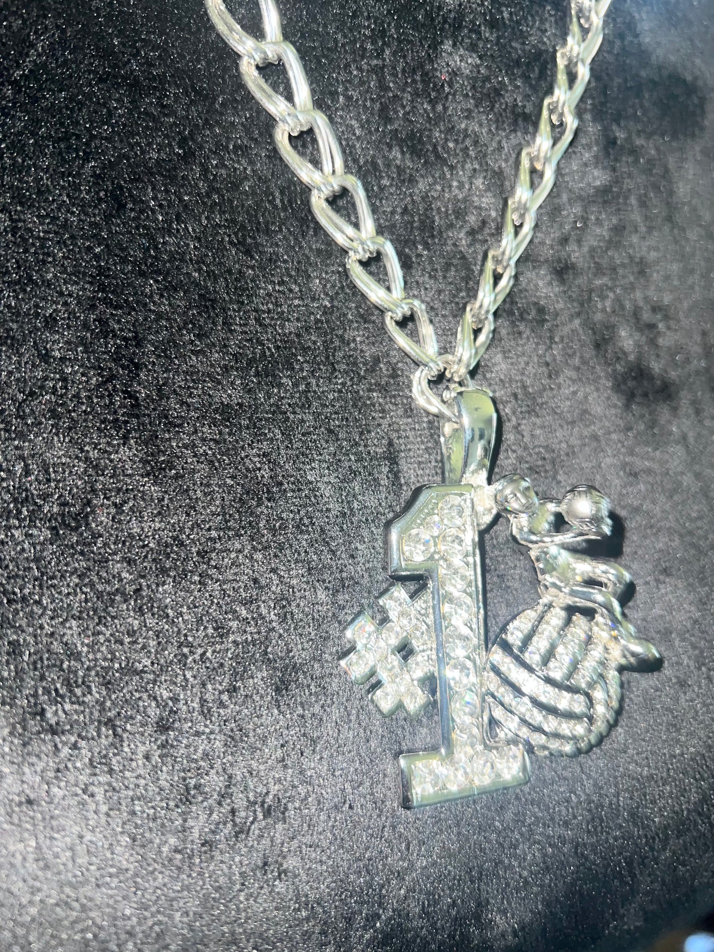 Sports Bling Pendent Necklace