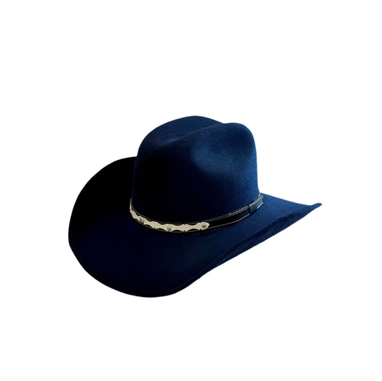 Vegan Suede Cattleman Western Hat (Low Crown)