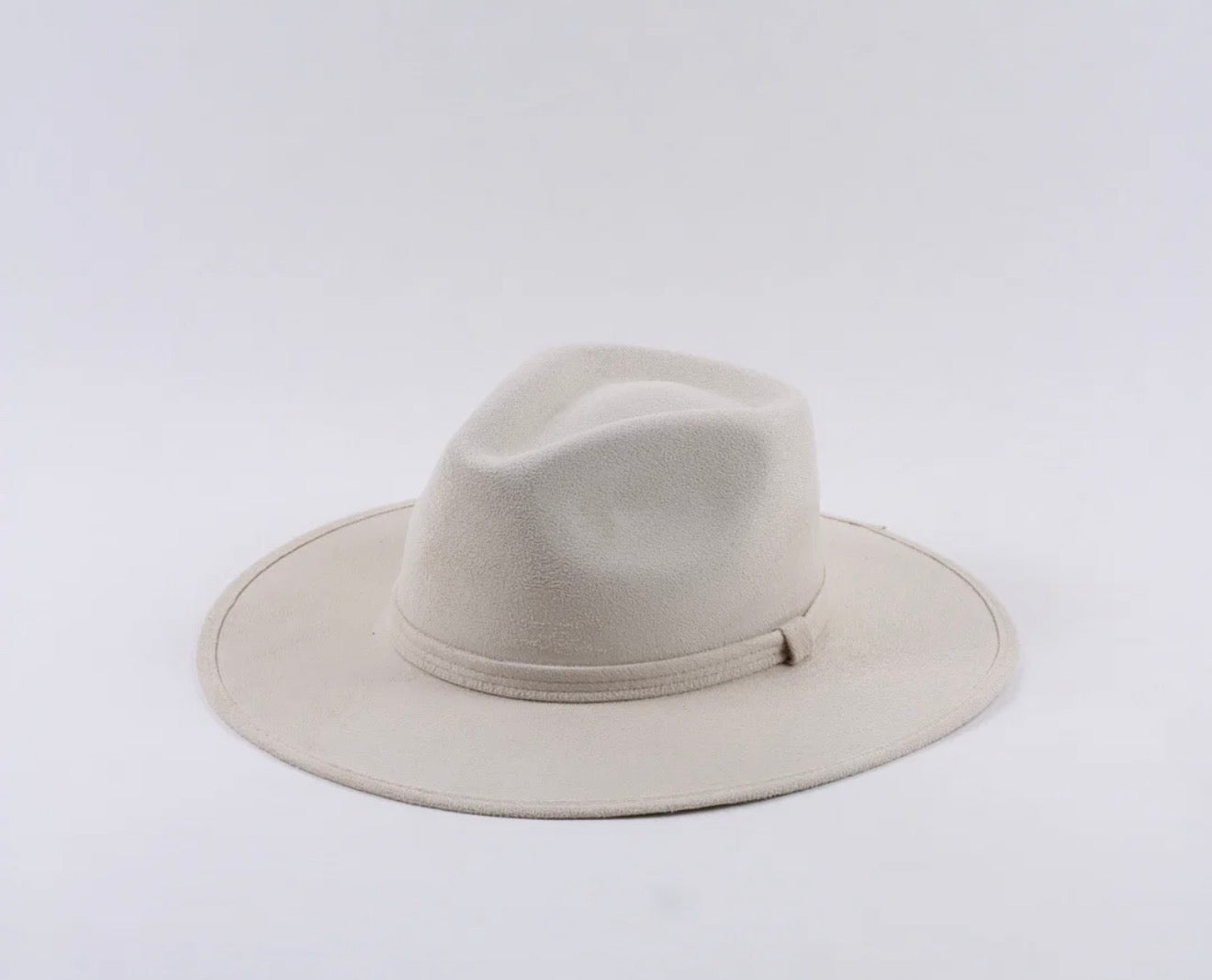 Vegan Suede Fedora Hat