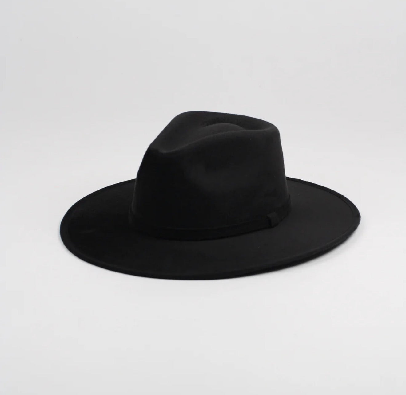 Vegan Suede Fedora Hat